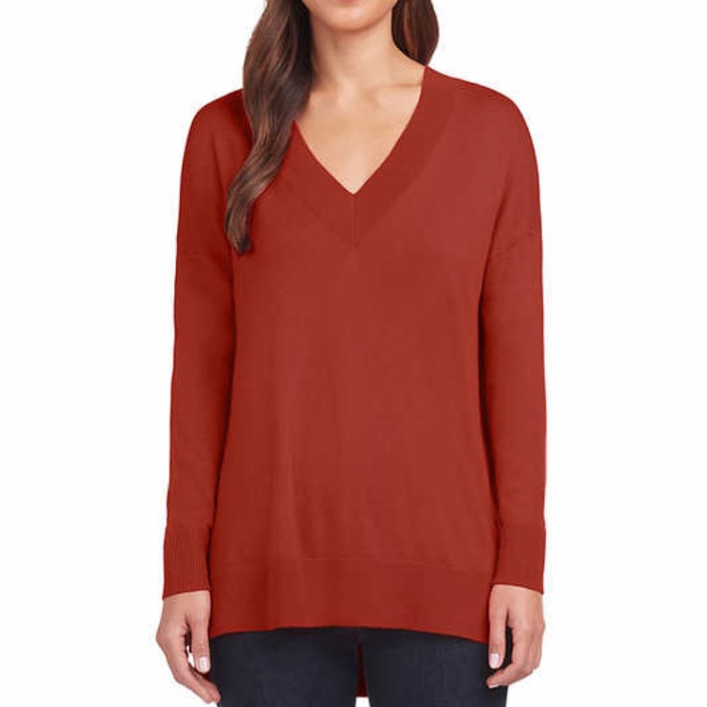NWT Matty M Ladies V Neck Sweater
